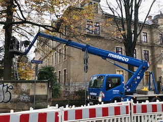 Sterne anbringen
